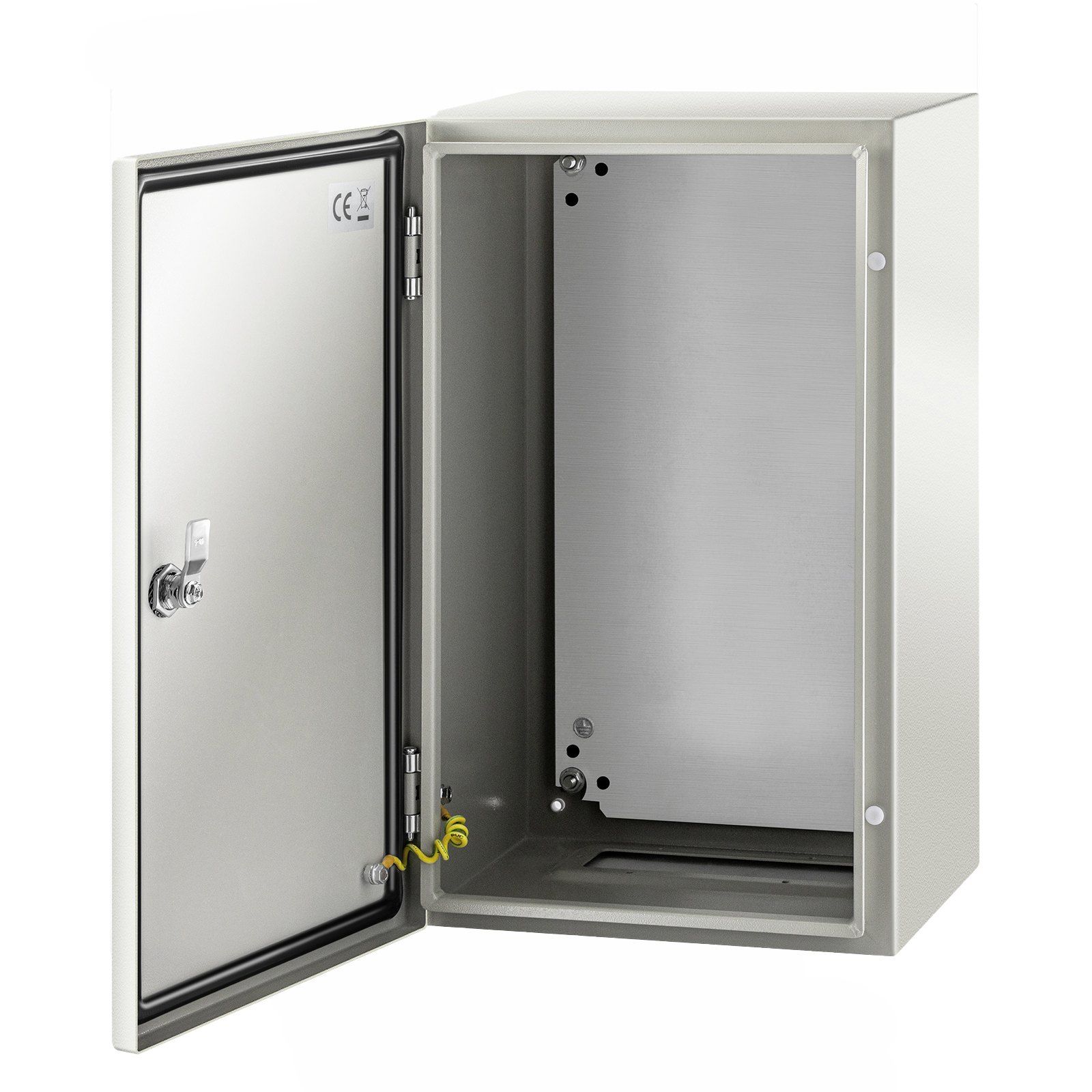 NEMA Steel Enclosure, 20 x 12 x 10'' NEMA 4X Steel Electrical Box, IP66 Waterproof & Dustproof, Outdoor/Indoor Electrical Junction Box, with Mounting Plate