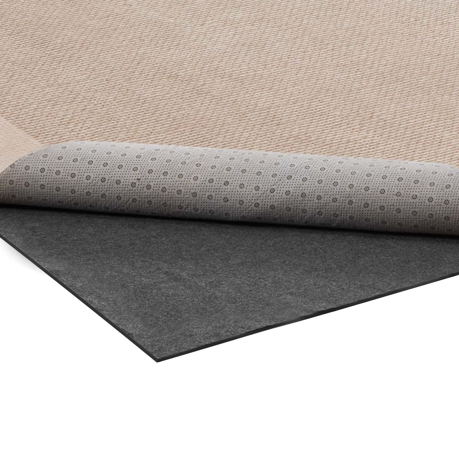 Rug Pad 3.05 x 4.27 m, Non-slip Carpet Area Pad, Rug Mat Padding with Dual Surface Felt Cushion & Rubber Gripper, Hardwood Floor Protection for All Floors, Finishes, Keeps Carpets in Place