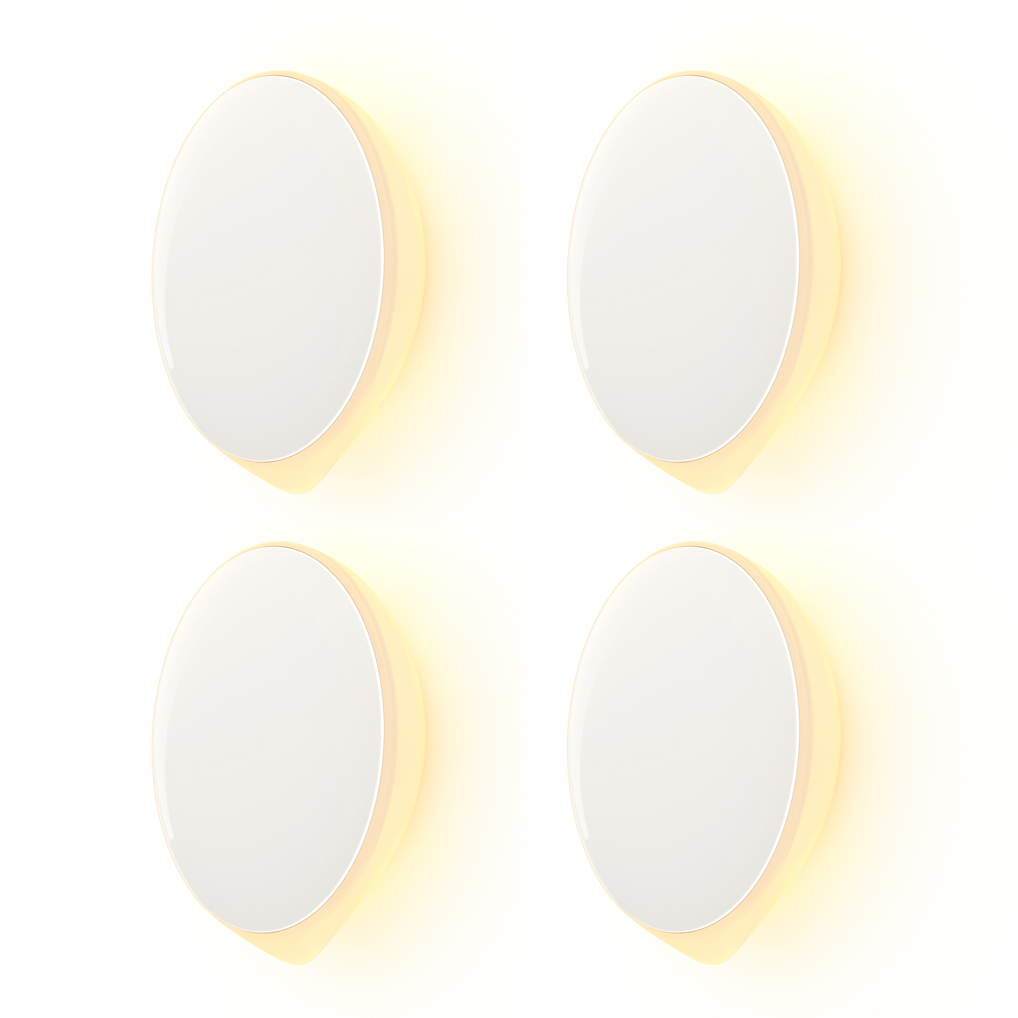 AIPOWER Motion Sensor Night Light USB-C Rechargeable Closet Light 4 Packs